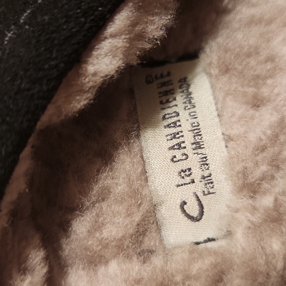 La Canadienne Black Shearling Suede Shoes Sz. 7.5 to 8 - Picture 7 of 7